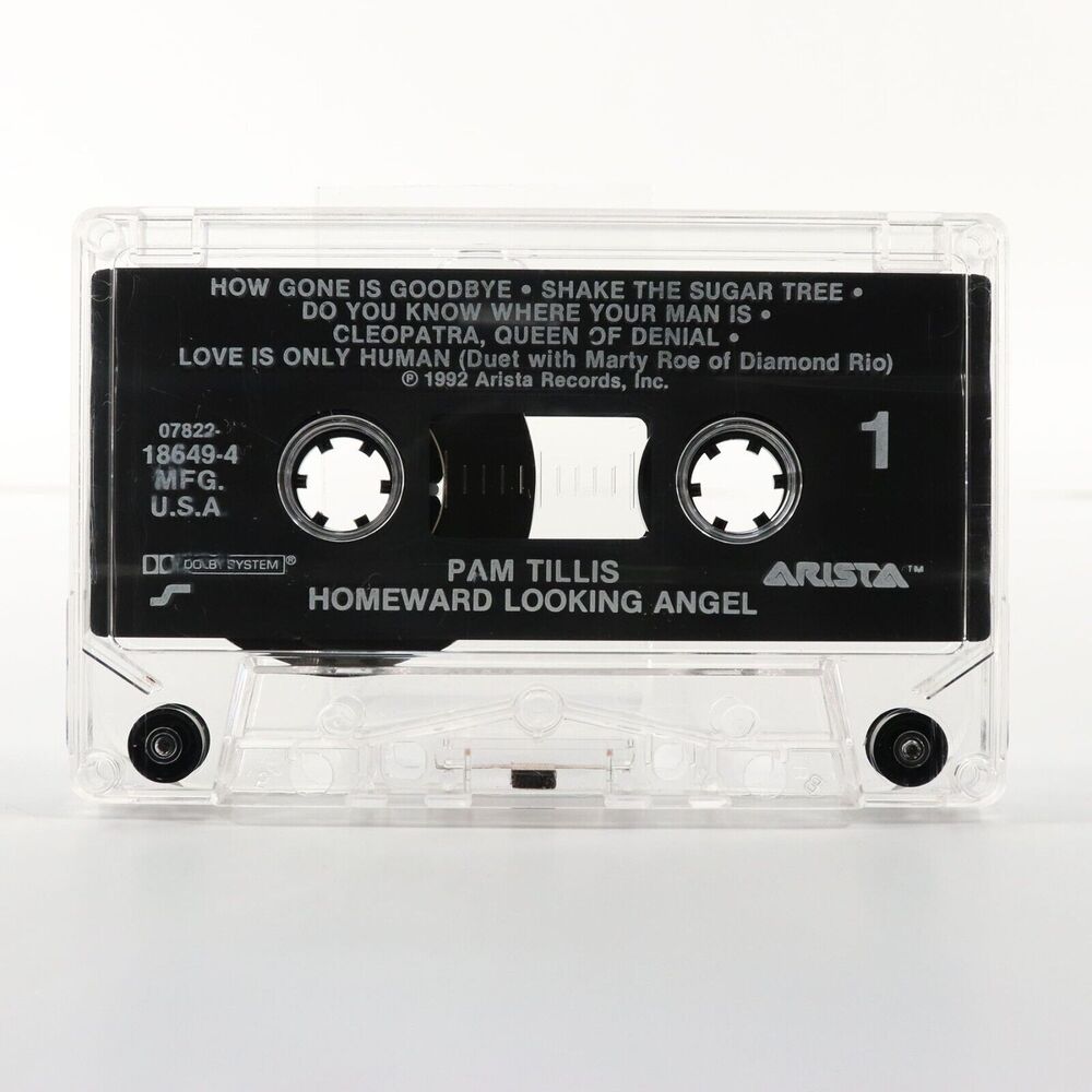 Homeward Looking Angel by Pam Tillis (Cassette Tape, 1992, Arista) 07822-18649-4 - Picture 4 of 6